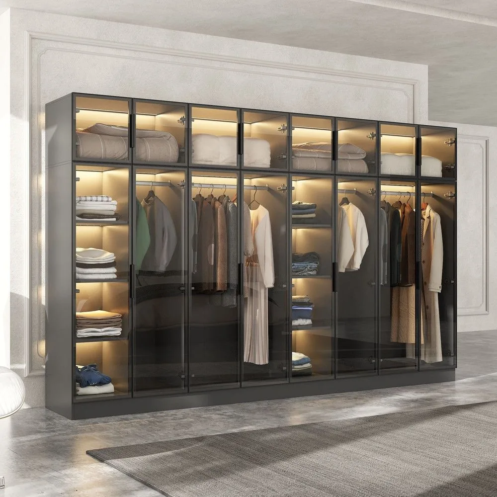 Glass Door Wardrobes